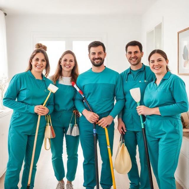 Team für allgemeine Gebäudereinigung